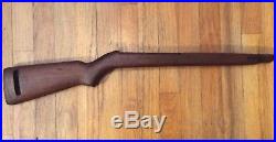 Winchester M1 Carbine Oval Cut High Wood Stock W Ria Eb Stamp Wwii Usgi