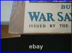 World War One US Army Keep Him Free War Savings Stamps Poster RARE
