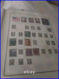 Worldwide Stamp Collection In Vintage 1944 Scott Modern Perfect Album. EXCITING