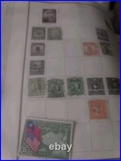 Worldwide Stamp Collection In Vintage 1944 Scott Modern Perfect Album. EXCITING