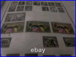 Worldwide Stamp Collection In Vintage 1944 Scott Modern Perfect Album. EXCITING