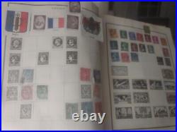 Worldwide Stamp Collection In Vintage 1944 Scott Modern Perfect Album. EXCITING