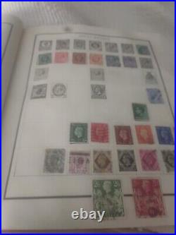 Worldwide Stamp Collection In Vintage 1944 Scott Modern Perfect Album. EXCITING