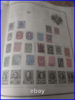 Worldwide Stamp Collection In Vintage 1944 Scott Modern Perfect Album. EXCITING