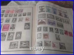 Worldwide Stamp Collection In Vintage 1944 Scott Modern Perfect Album. EXCITING