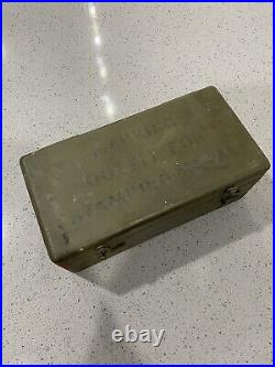 Wwii Nos Military Surplus The Ch Hanson Co Marking Outfit For Stamping Metal Set