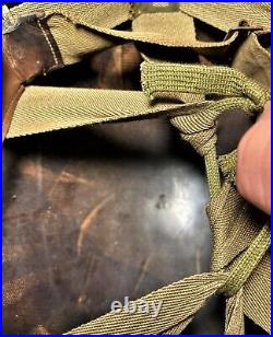 Wwii Usgi M1 Front Seam Swivel Bale Textured Combat Helmet With Stamped Liner 41