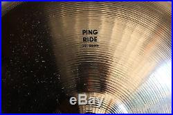 Zildjian 22 Platinum Ping Ride! 3632 Grams Black Stamp! Good Cond/ Ships Fast