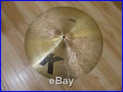 Zildjian K Custom Jazz Ride 22 Ride Cymbal in Great Condition, Stamped USA
